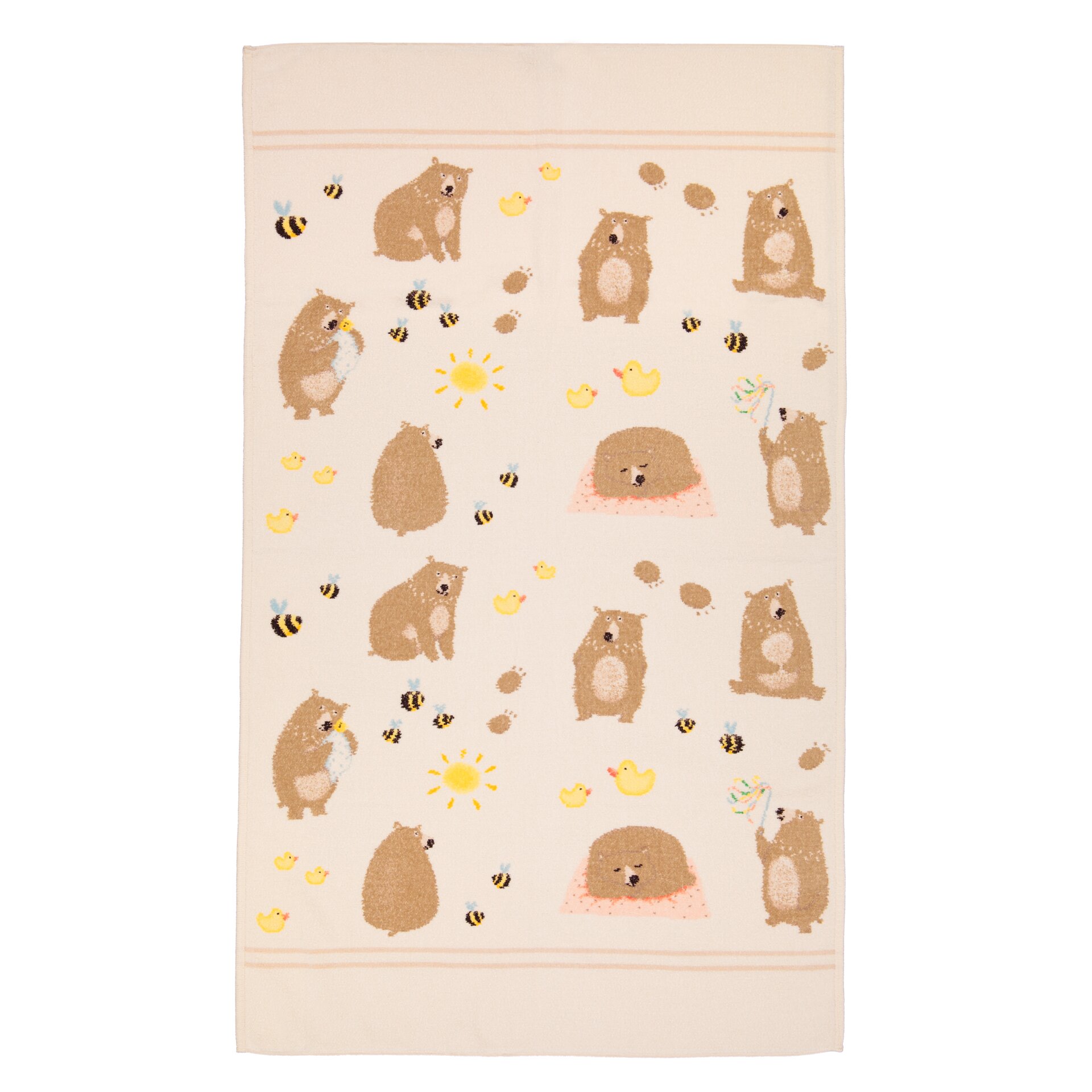 BEN Chenille Kinder-Badetuch 75 × 125 cm – Luxuriöses FEILER Badetuch aus Original FEILER-Chenille, Made in Germany.