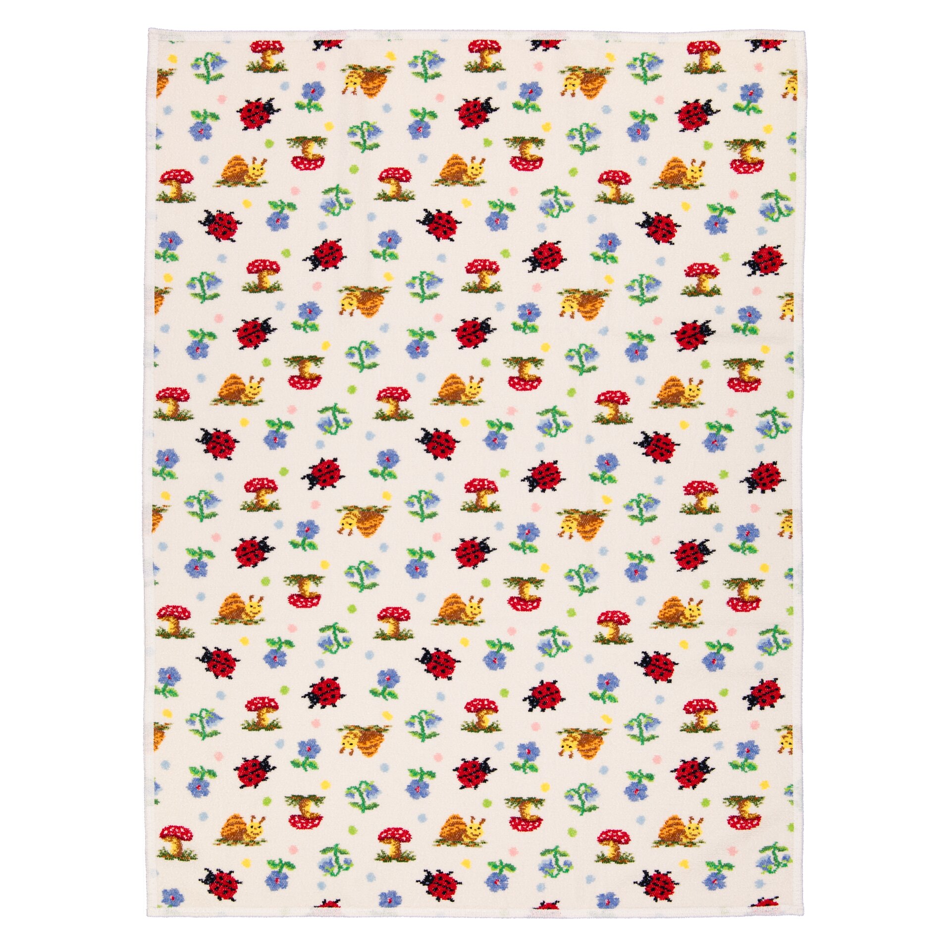 PAULI Frottier Babydecke 75 × 100 cm – Luxuriöses FEILER Handtuch aus Frottier mit Original FEILER-Chenille-Bordüre, Made in Germany.