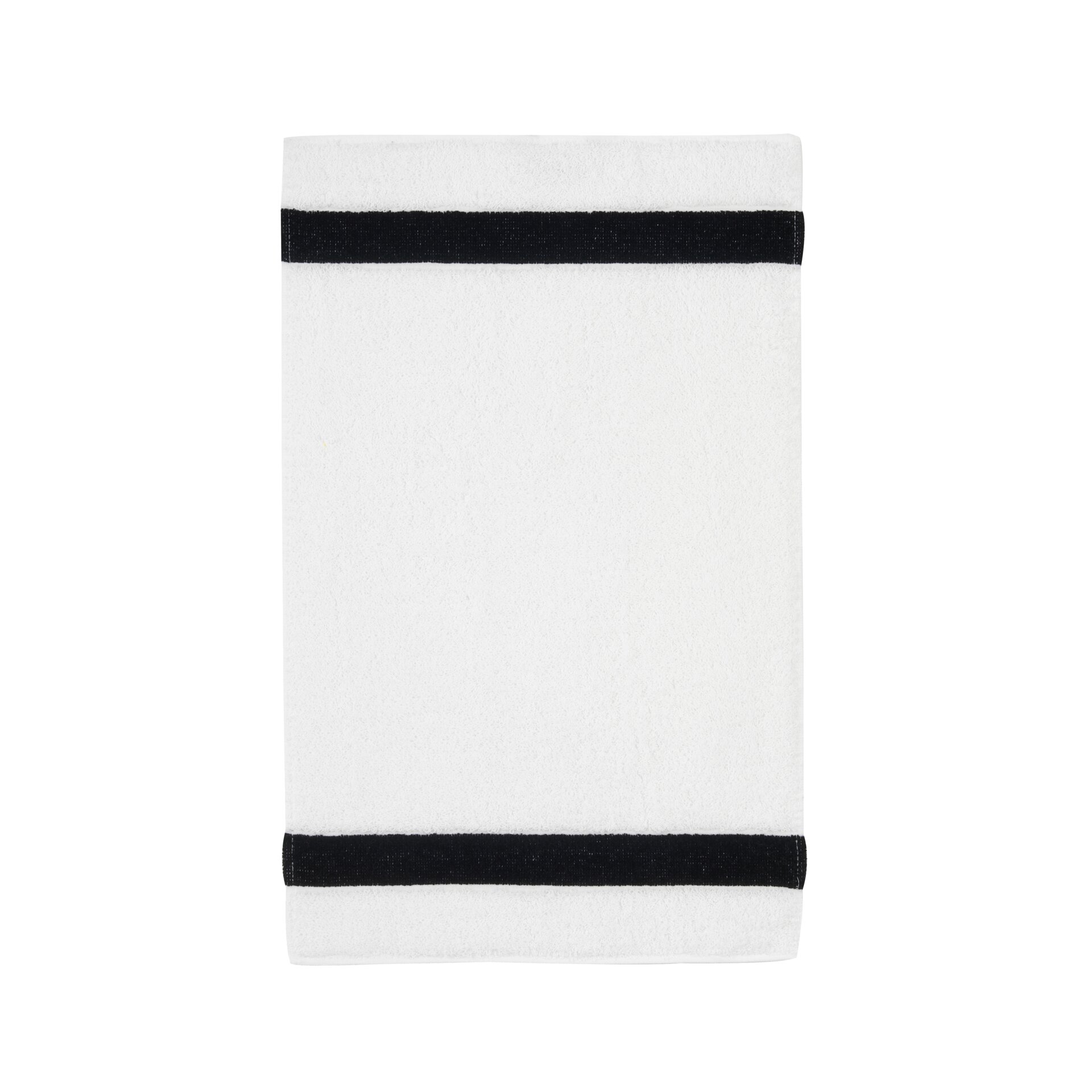 EXCLUSIV Gästehandtuch 30 x 50 cm Frottier schwarz – Luxuriöses FEILER Handtuch in der Größe 30 × 50 cm aus Frottier mit Original FEILER-Chenille-Bordüre, Made in Germany.