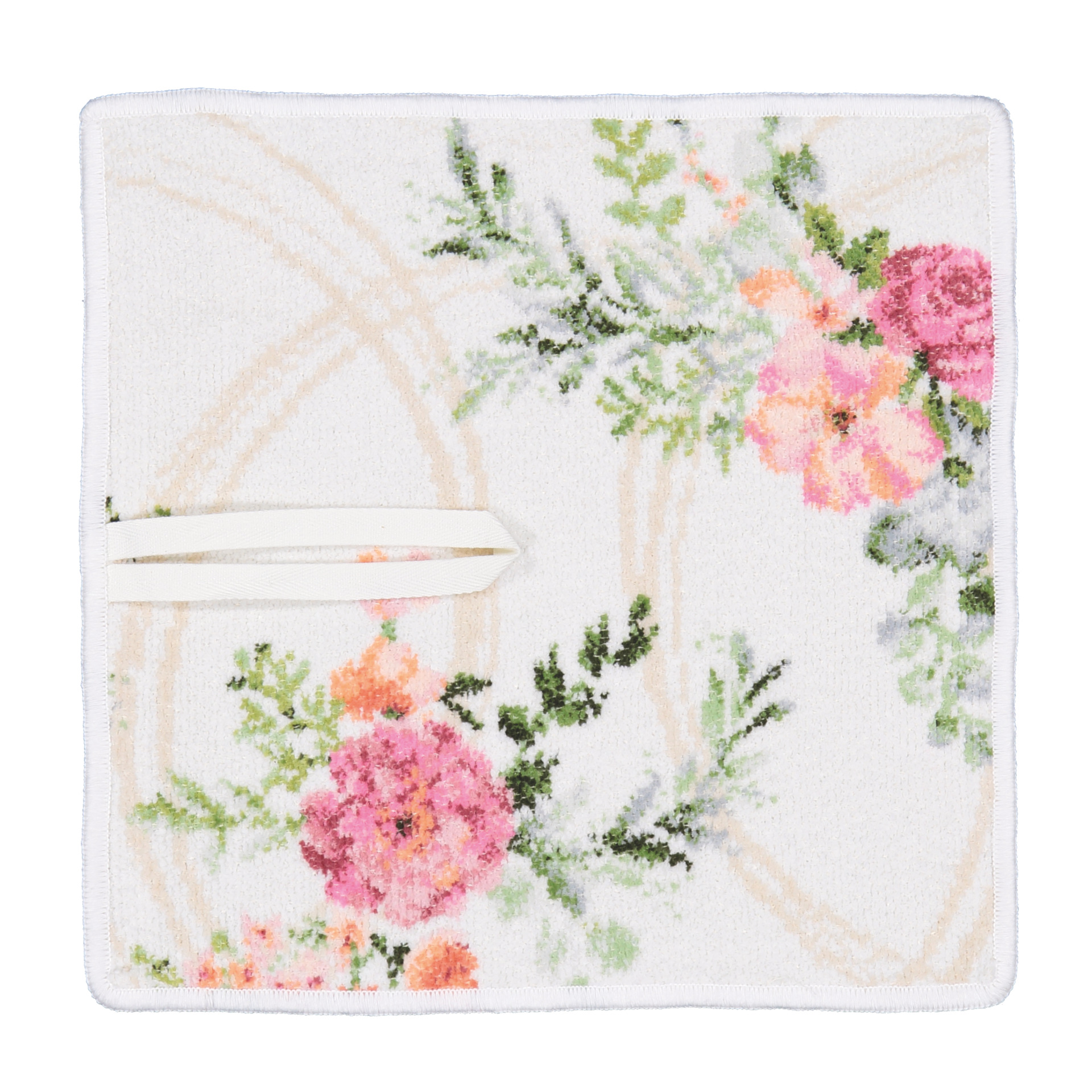 Premium FEILER hand towel SWEET, White, 25 x 25 cm, made from Original FEILER chenille, crafted in Germany.