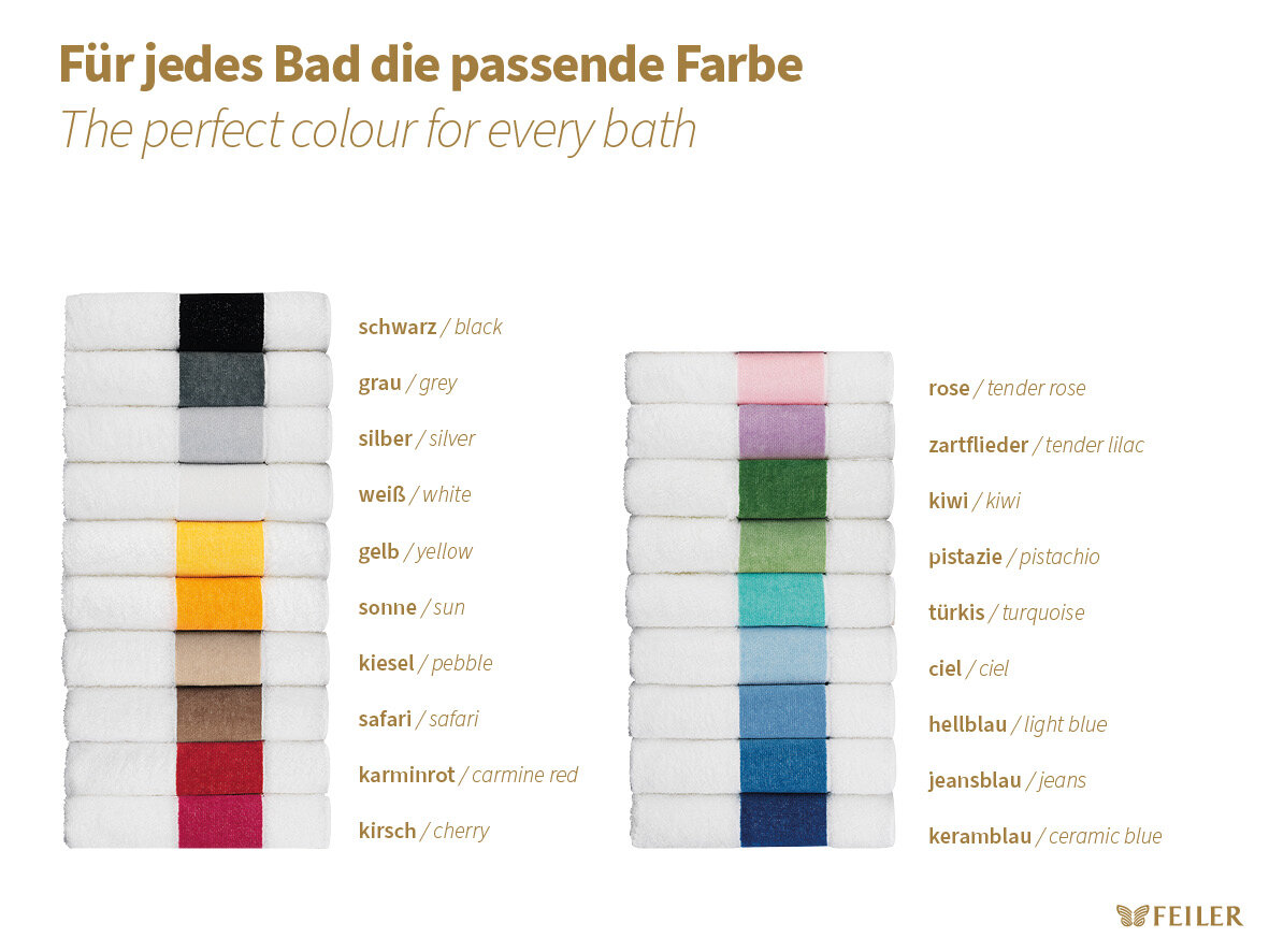 FEILER Textile Accessory from the EXCLUSIVE ALL COLOURS collection, made from Original FEILER chenille in Germany.