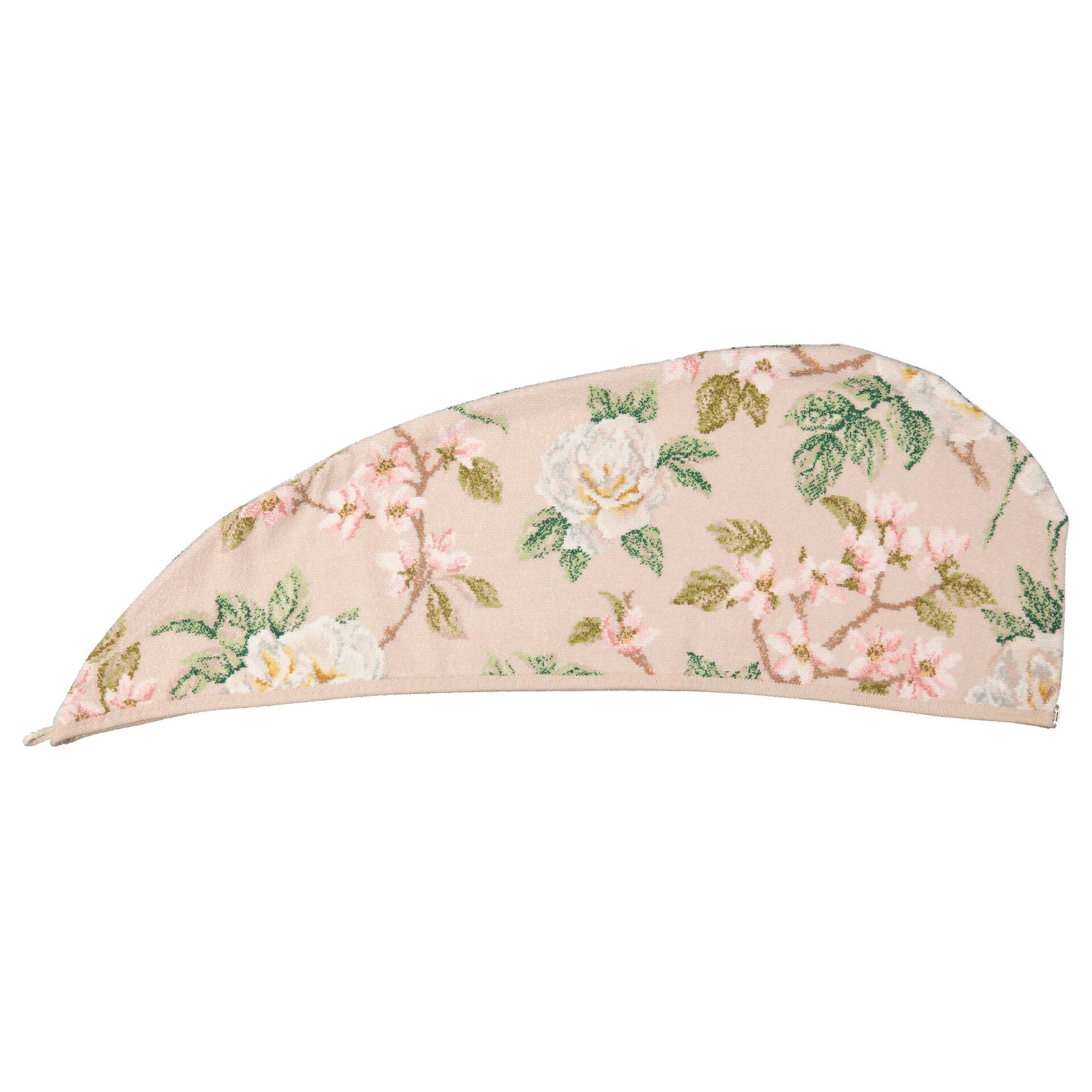 Exclusive FEILER hair turban, Rose, made from Original FEILER chenille, Made in Germany.