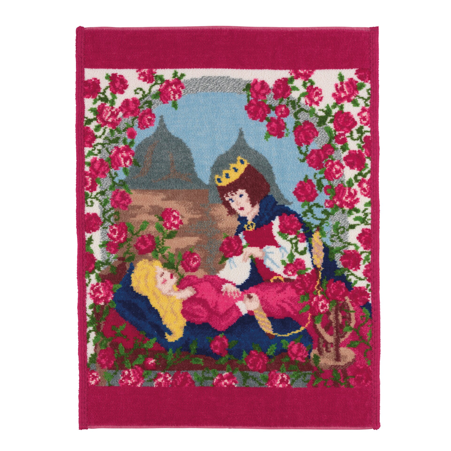 Elegant FEILER guest towel DORNROESCHEN, 37 x 50 cm, made from Original FEILER chenille, German craftsmanship.