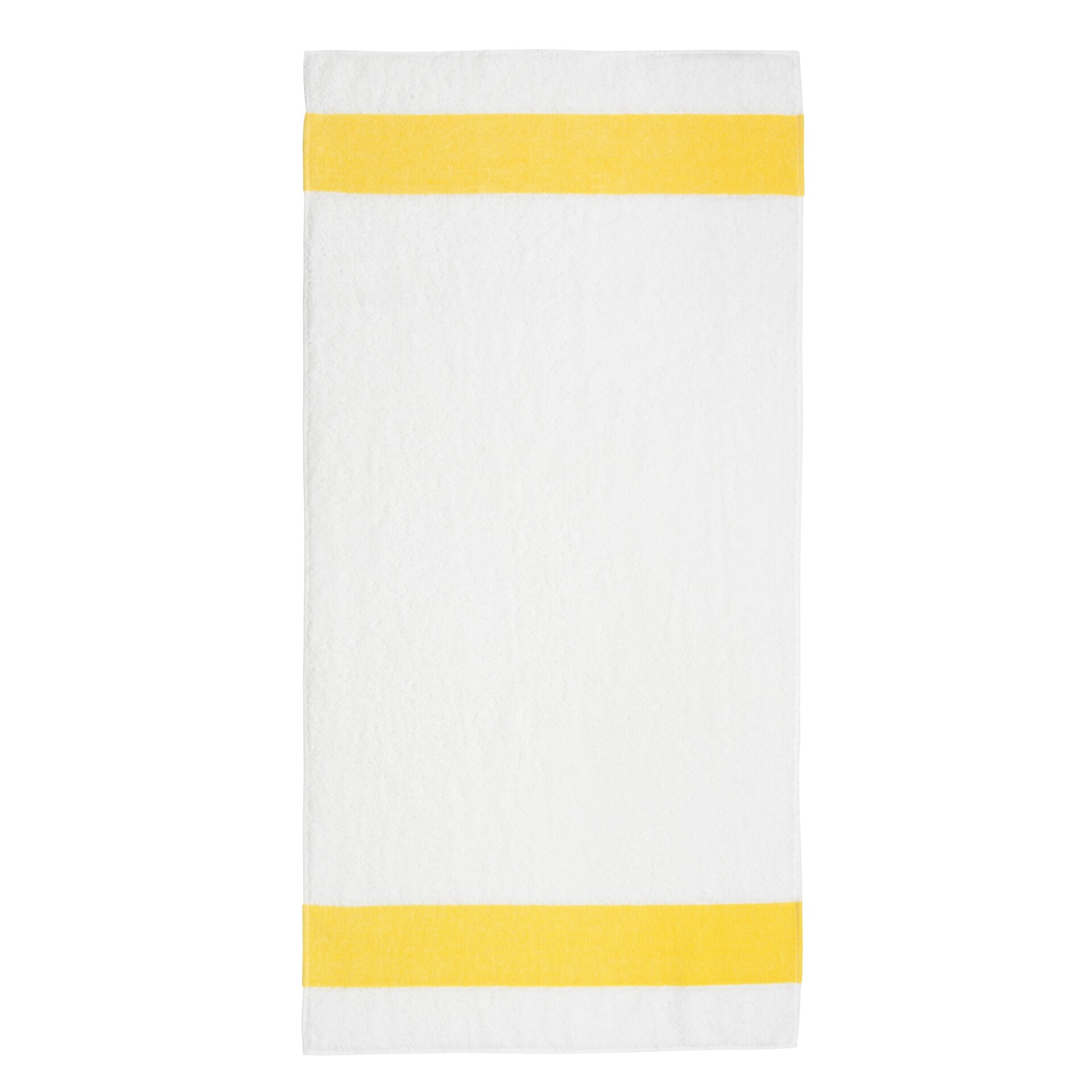 Luxury FEILER hand towel, Yellow, 30 x 50 cm, made from premium terry cotton with an Original FEILER chenille border, Made in Germany.
