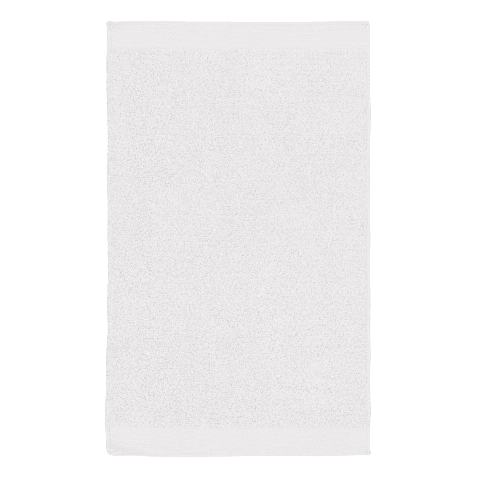 Ibiza Handtuch 50x100 cm Frottier weiß – Luxuriöses FEILER Handtuch in der Größe 50 × 100 cm aus Frottier mit Original FEILER-Chenille-Bordüre, Made in Germany.