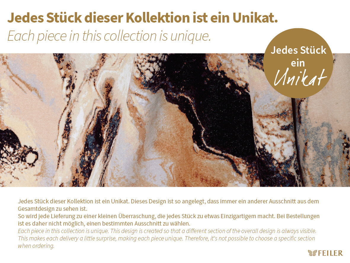 FEILER Textile Accessory from the PETRICHOR collection, made from Original FEILER chenille in Germany.