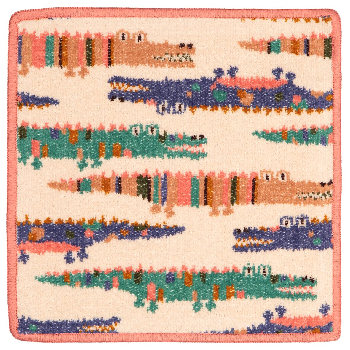FEILER Beauty Cloth from the KROKO collection, size 25 × 25 cm, made from Original FEILER chenille in Germany, product image.