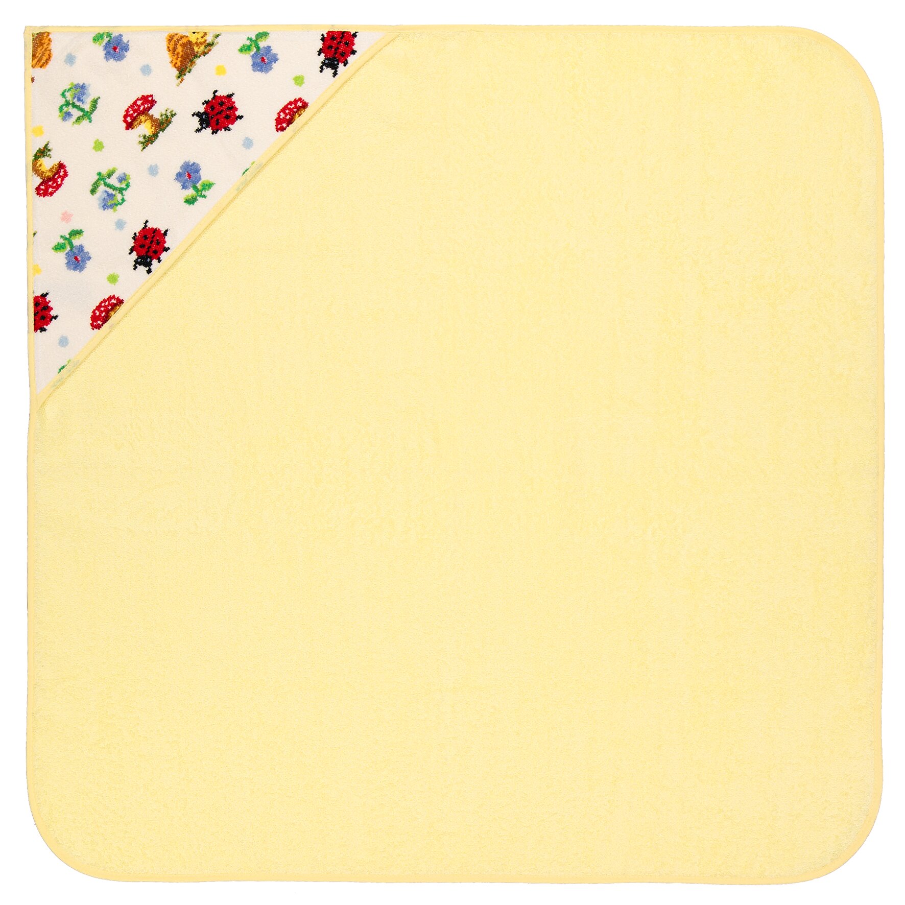High-quality FEILER bath towel PAULI, Yellow, 80 x 80 cm, made from premium terry cotton with an Original FEILER chenille border, crafted in Germany.