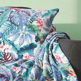 Interieur-Motiv der FEILER TROPICAL BIRD Kollektion.