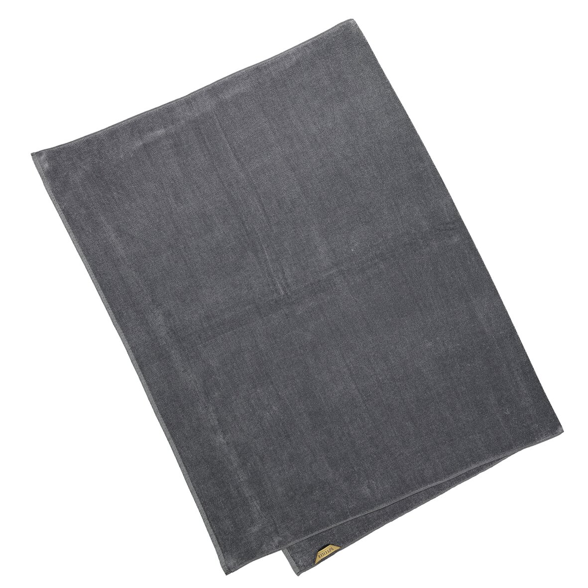 PURE Chenille-Badetuch 100 × 150 Grau – Luxuriöses FEILER Badetuch aus Original FEILER-Chenille, Made in Germany.
