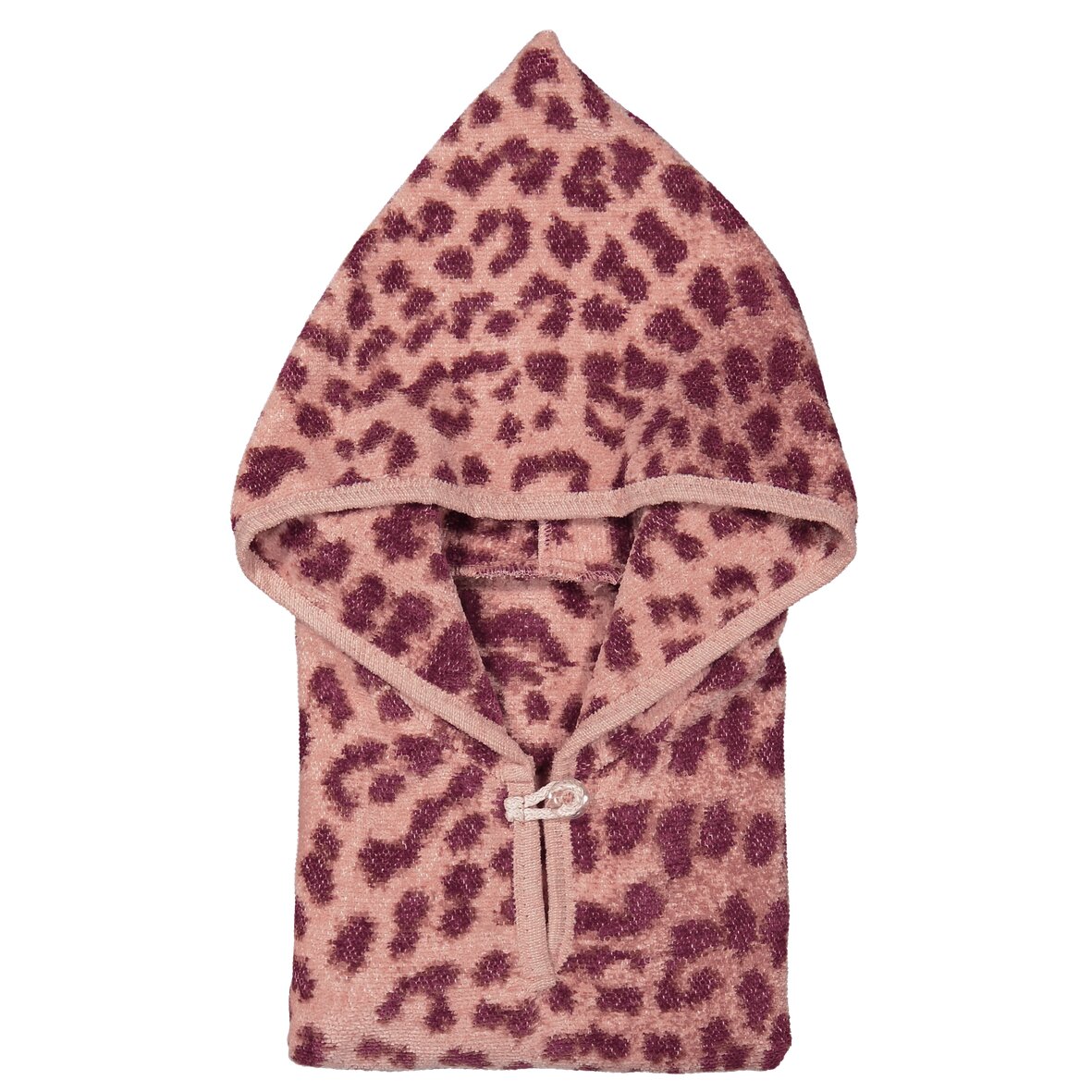 Weicher Leo Print Chenille Baby Poncho – Luxuriöses FEILER Kinder Handtuch der Kollektion WILD LEO aus Original FEILER-Chenille, Made in Germany.