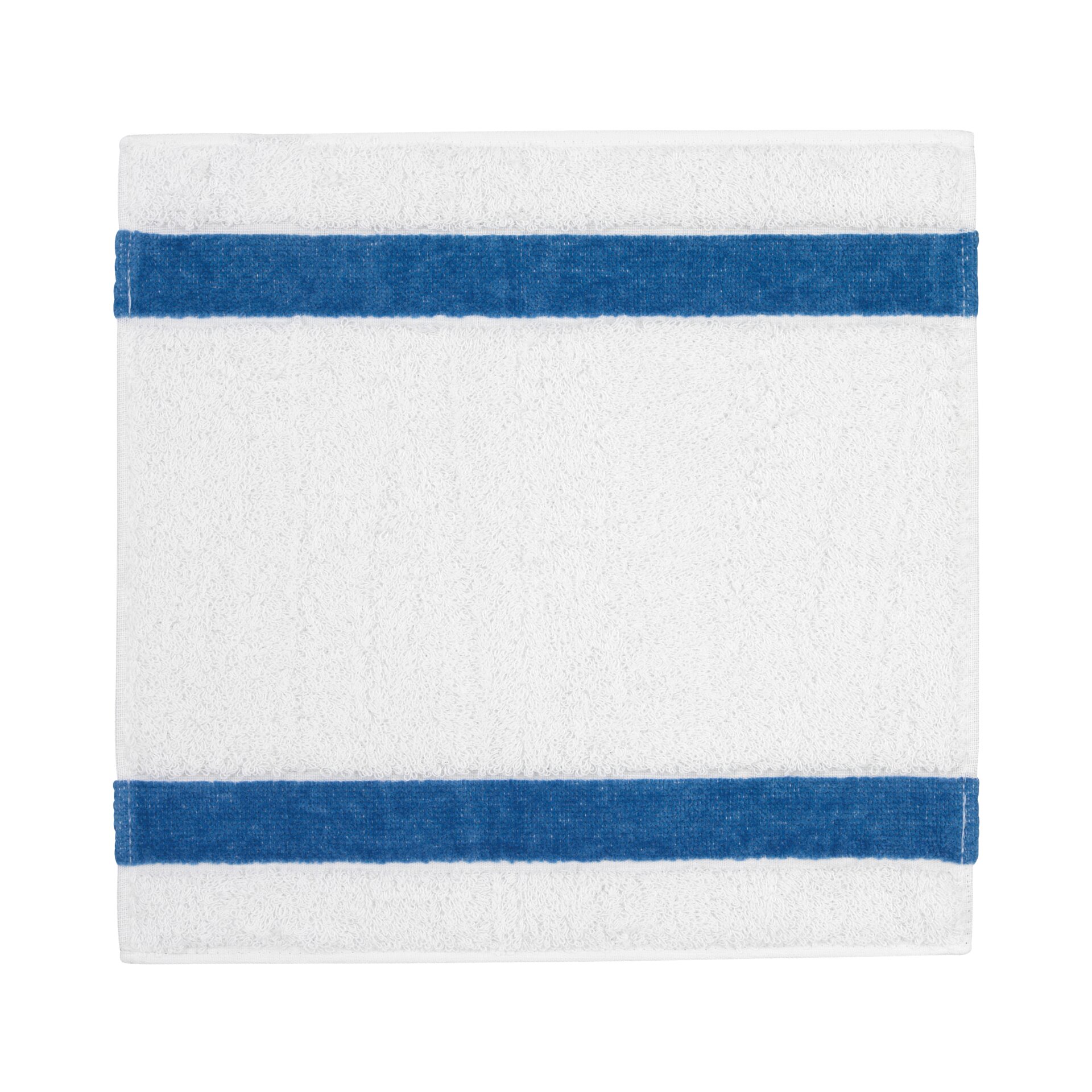 EXCLUSIV Gesichtstuch 30 x 30  cm Frottier jeansblau – Luxuriöses FEILER Gesichtstuch in der Größe 30 × 30  cm aus Frottier mit Original FEILER-Chenille-Bordüre, Made in Germany.