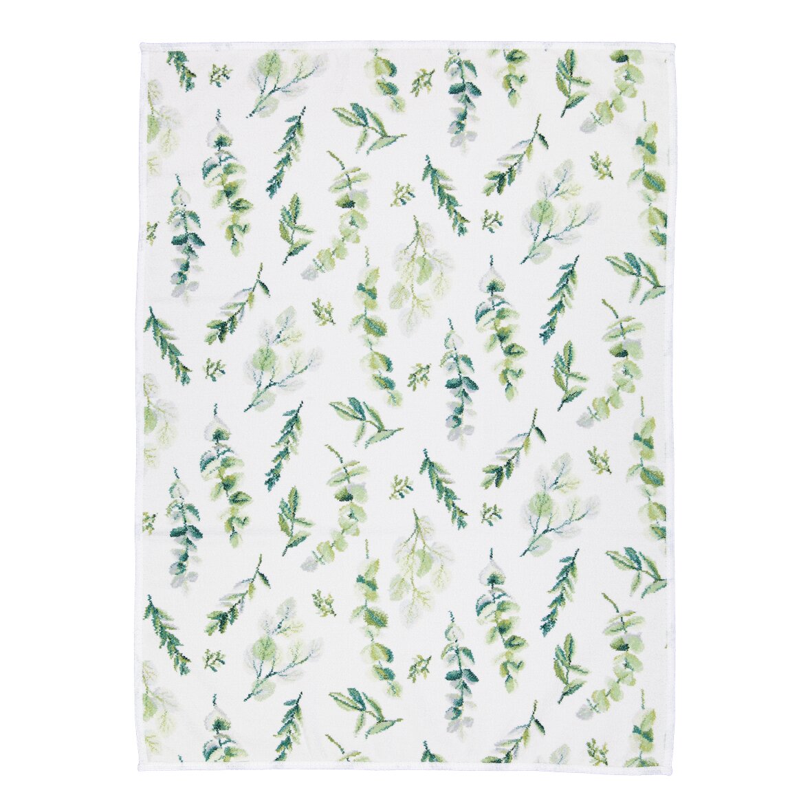 GENTLE Chenille Babydecke 75 × 100 cm Weiß – Luxuriöses FEILER Handtuch aus Original FEILER-Chenille, Made in Germany.