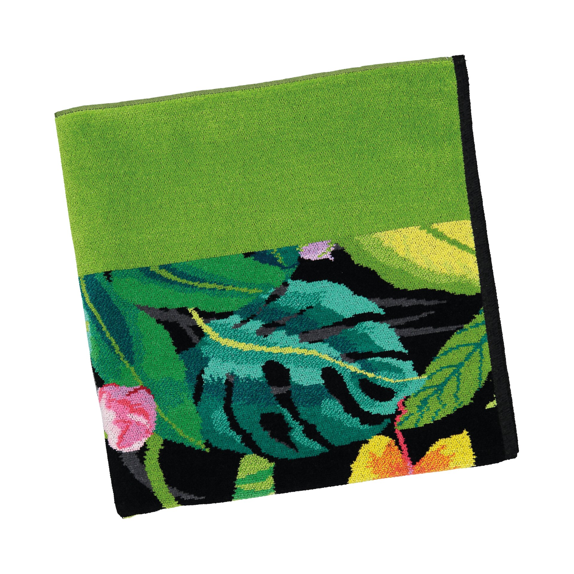 RAINFOREST Chenille Duschtuch 75 × 150 cm – Luxuriöses FEILER Duschtuch aus Original FEILER-Chenille, Made in Germany.