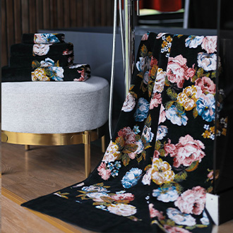 Bad-Motiv der FEILER ROSE DREAM Kollektion.