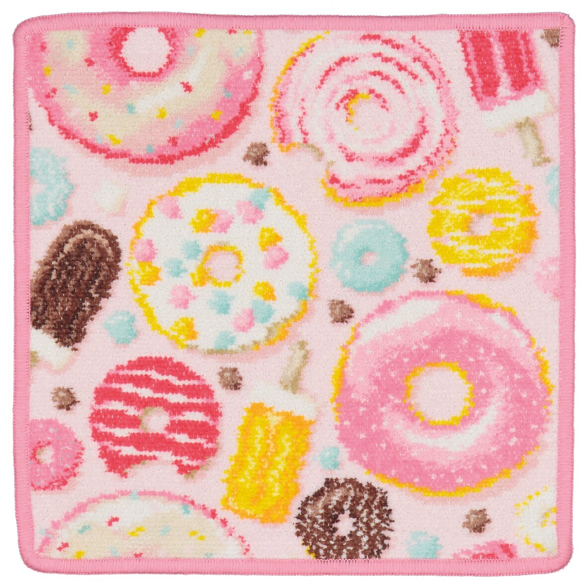PINK Chenille Gesichtstuch 25 × 25 cm Himbeere – Luxuriöses FEILER Gesichtstuch aus Original FEILER-Chenille, Made in Germany.