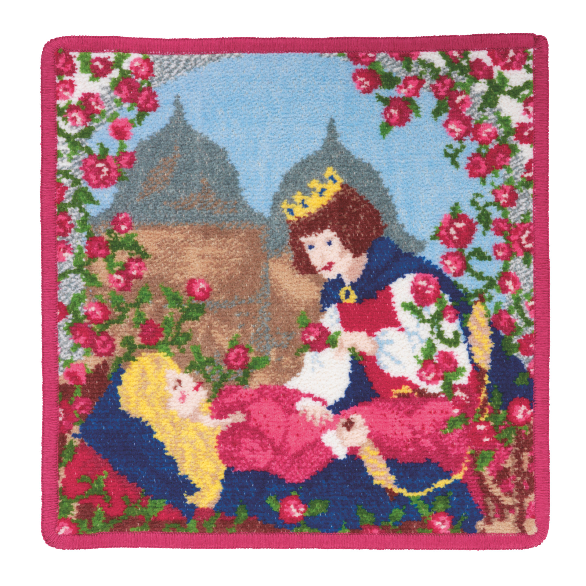 DORNROESCHEN Chenille Gesichtstuch 25 × 25 cm – Luxuriöses FEILER Gesichtstuch aus Original FEILER-Chenille, Made in Germany.