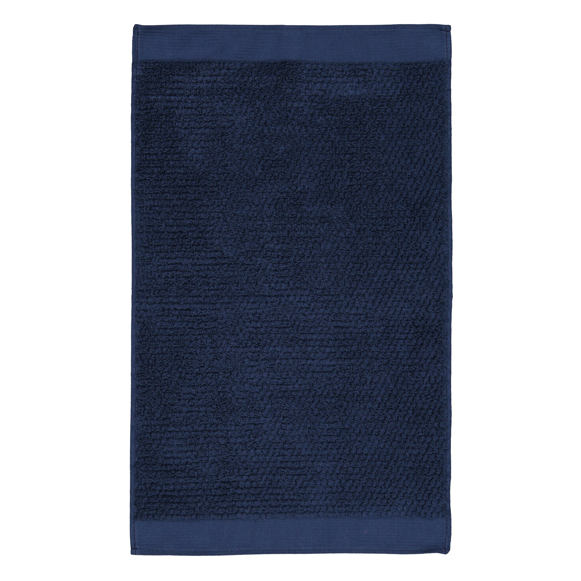 Ibiza Handtuch 50x100 cm Frottier navy – Luxuriöses FEILER Handtuch in der Größe 50 × 100 cm aus Frottier mit Original FEILER-Chenille-Bordüre, Made in Germany.