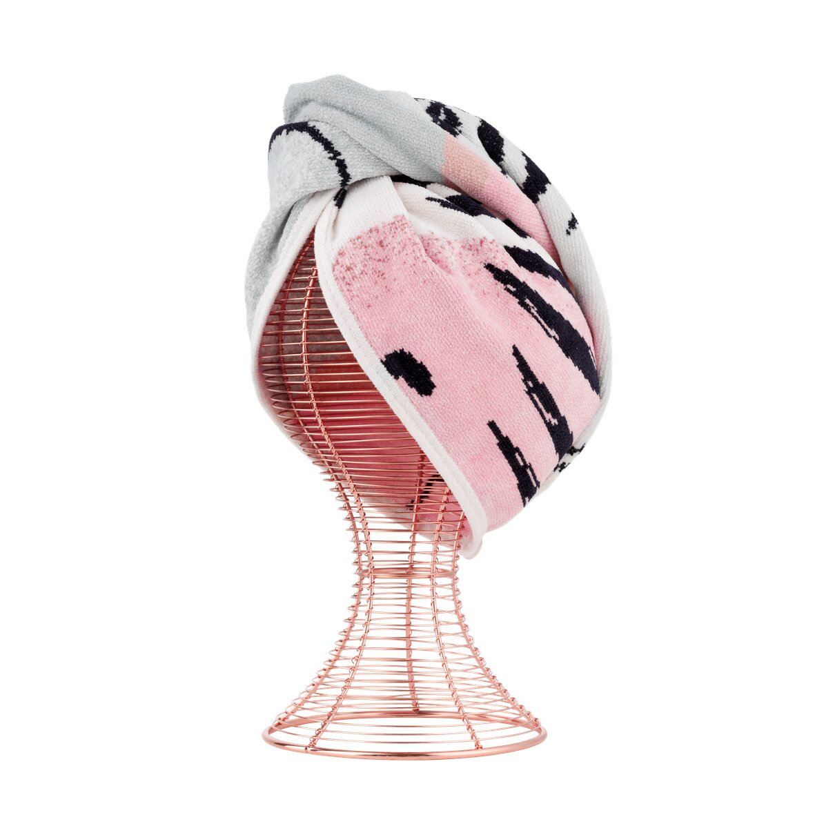 STAY Chenille Handtuch-Turban one size – Luxuriöser FEILER Handtuch-Turban aus Original FEILER-Chenille, Made in Germany.
