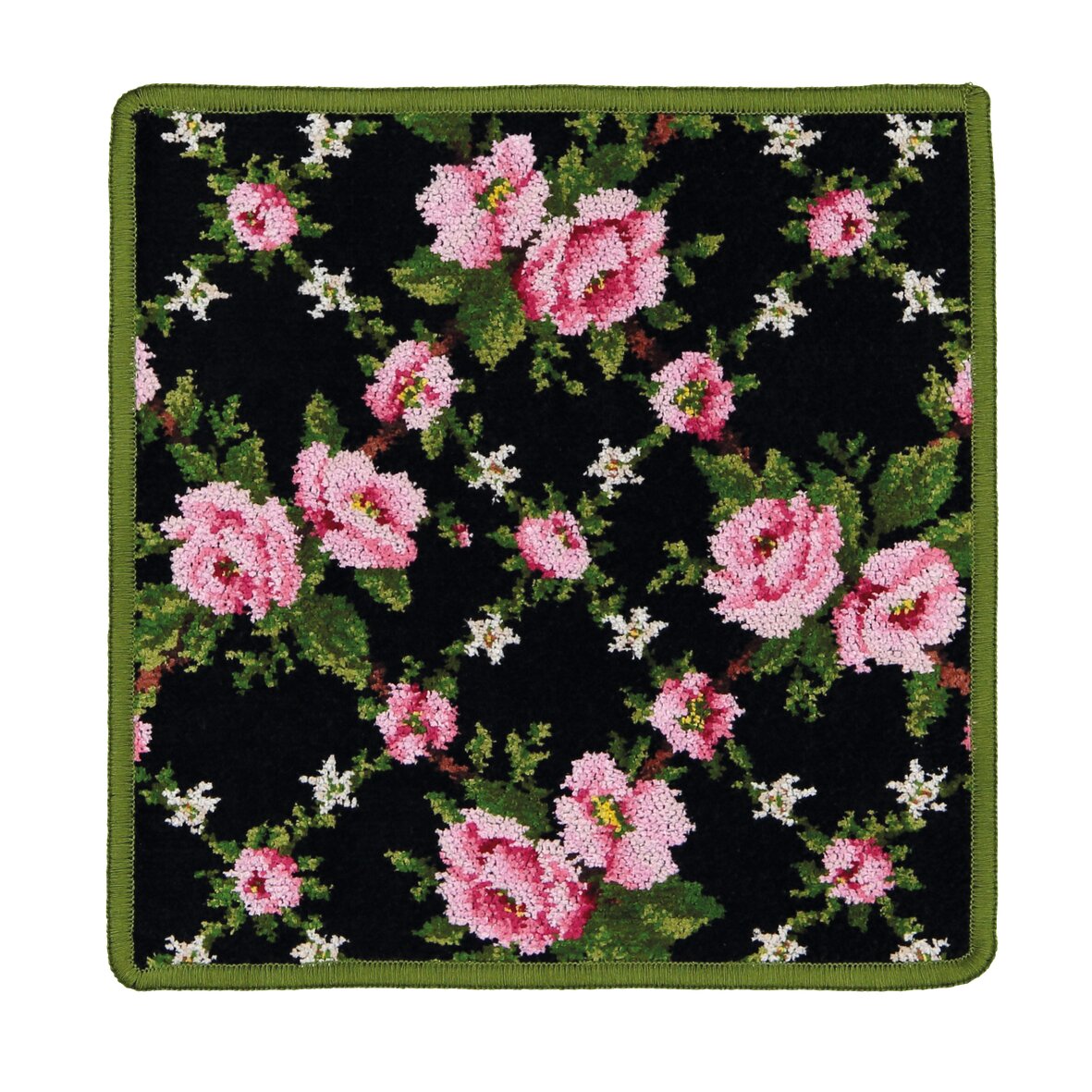 Premium FEILER face cloth AMELIE, Black, 25 x 25 cm, made from Original FEILER chenille, crafted in Germany.