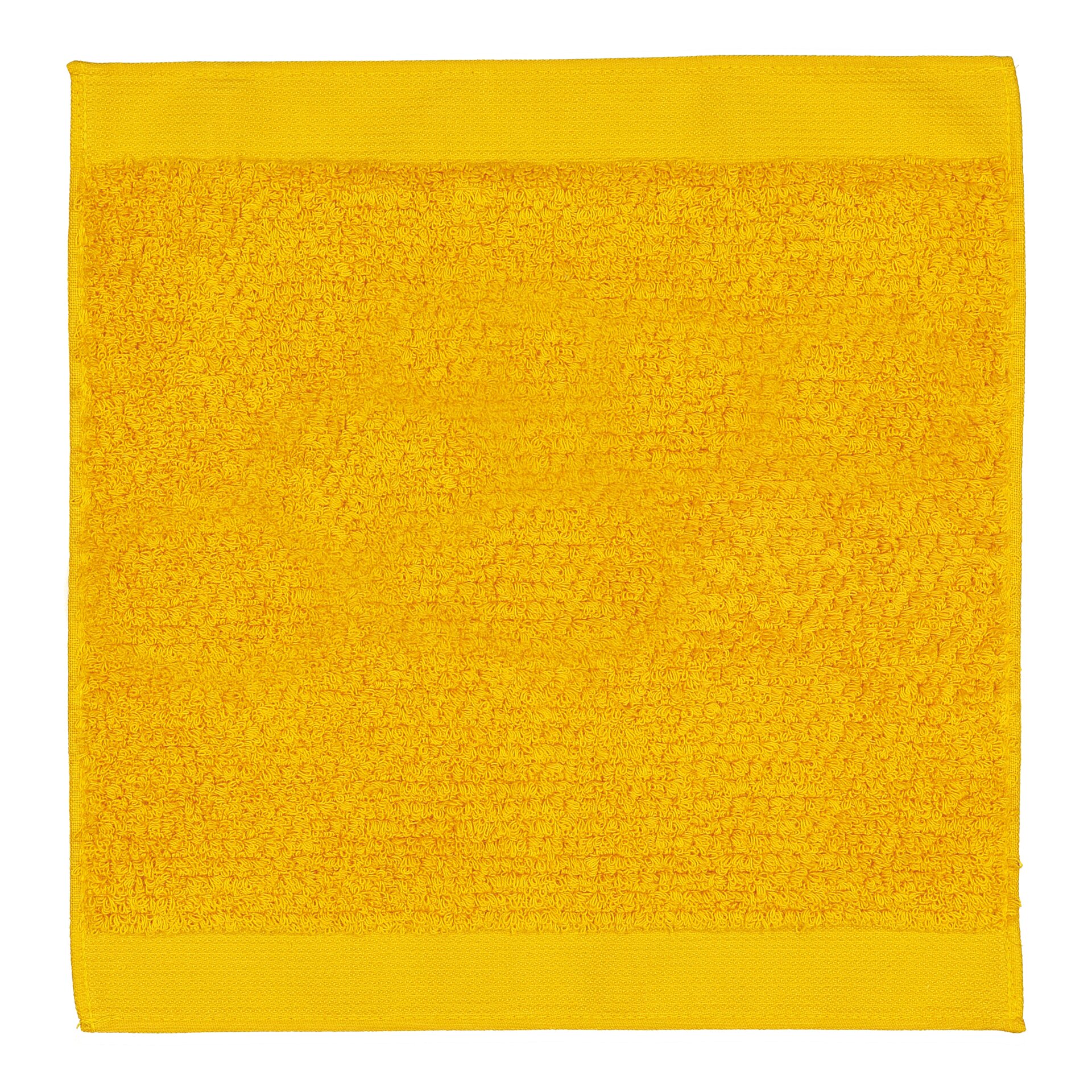 Ibiza Gästehandtuch 30 x 50 cm Frottier gelb – Luxuriöses FEILER Handtuch in der Größe 30 × 50 cm aus Frottier mit Original FEILER-Chenille-Bordüre, Made in Germany.
