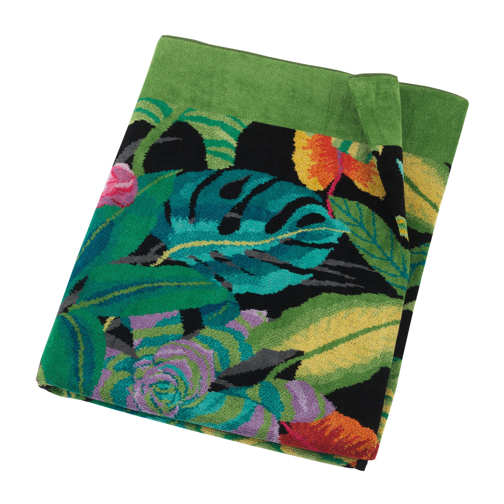 RAINFOREST Chenille Badetuch 150 × 100 cm – Luxuriöses FEILER Badetuch aus Original FEILER-Chenille, Made in Germany.