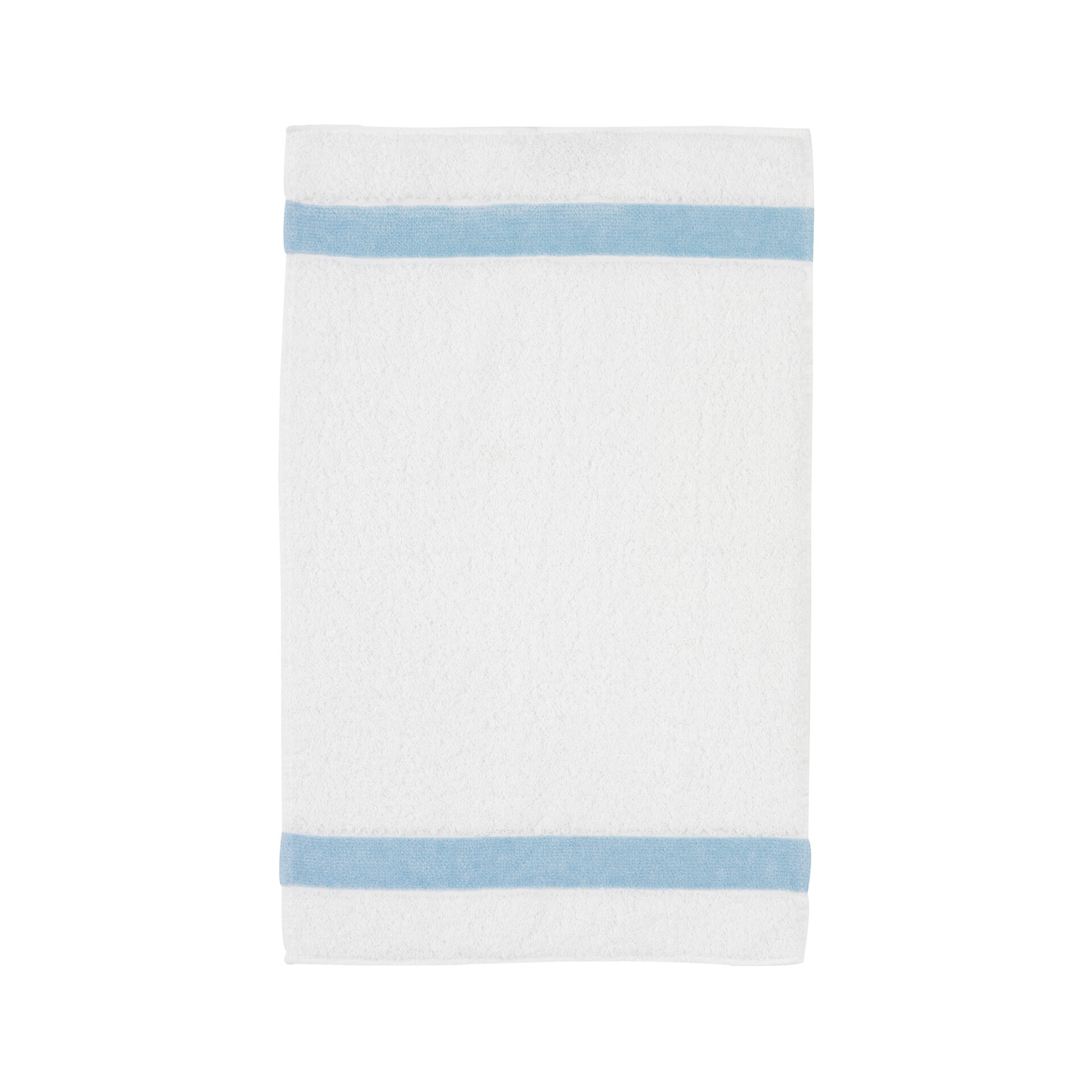 EXCLUSIV Gästehandtuch 30 x 50 cm Frottier ciel – Luxuriöses FEILER Handtuch in der Größe 30 × 50 cm aus Frottier mit Original FEILER-Chenille-Bordüre, Made in Germany.