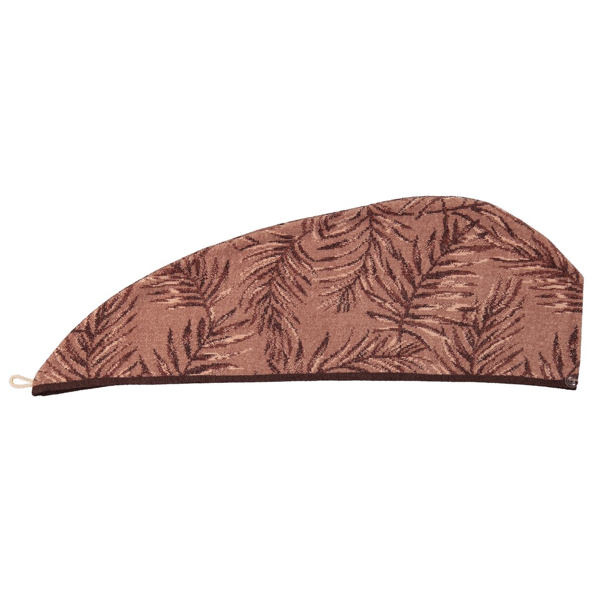 Flach ausgelegter FEILER OASIS NIGHTS Handtuch-Turban in Einheitsgröße aus Original FEILER-Chenille, hergestellt in Deutschland.