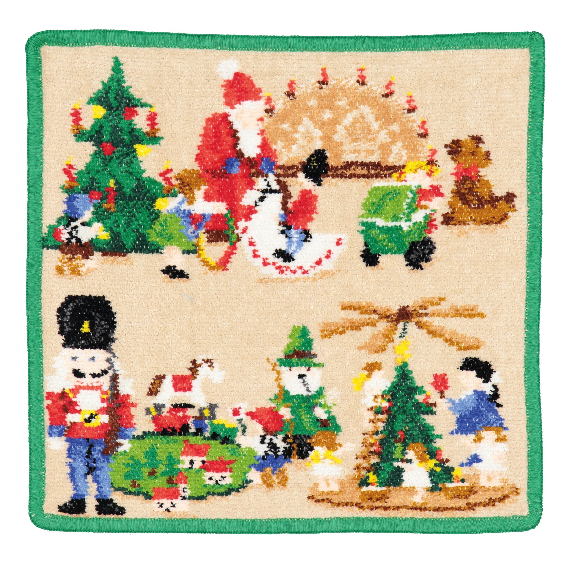 Luxury FEILER face cloth ERZGEBIRGE, 25 x 25 cm, made from Original FEILER chenille, Made in Germany.