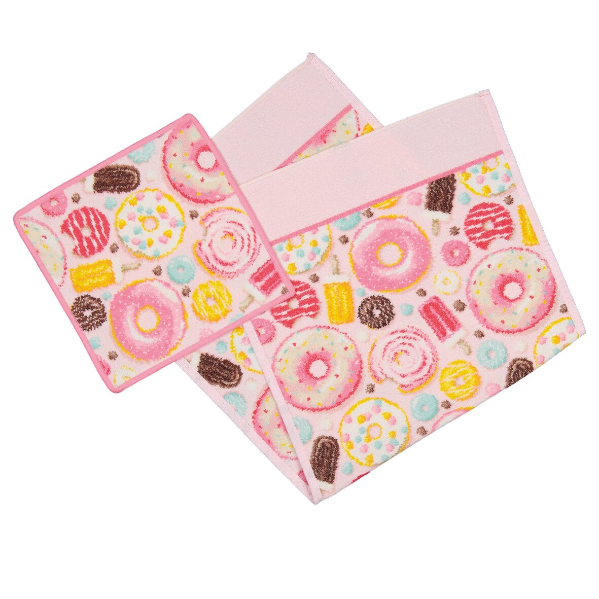 Farbige Chenille-Handtücher im Dessert-Design – Luxuriöses FEILER Handtuch in Pink aus Original FEILER-Chenille, Made in Germany.