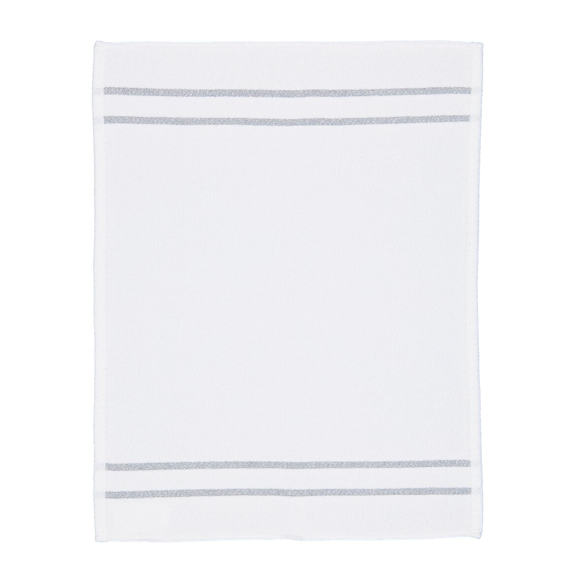 LA Chenille Gästehandtuch 37 × 50 cm Weiß – Luxuriöses FEILER Handtuch aus Original FEILER-Chenille, Made in Germany.