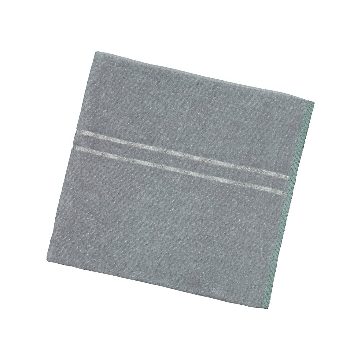 LA Chenille Duschtuch 75 × 150 cm Grau – Luxuriöses FEILER Duschtuch aus Original FEILER-Chenille, Made in Germany.