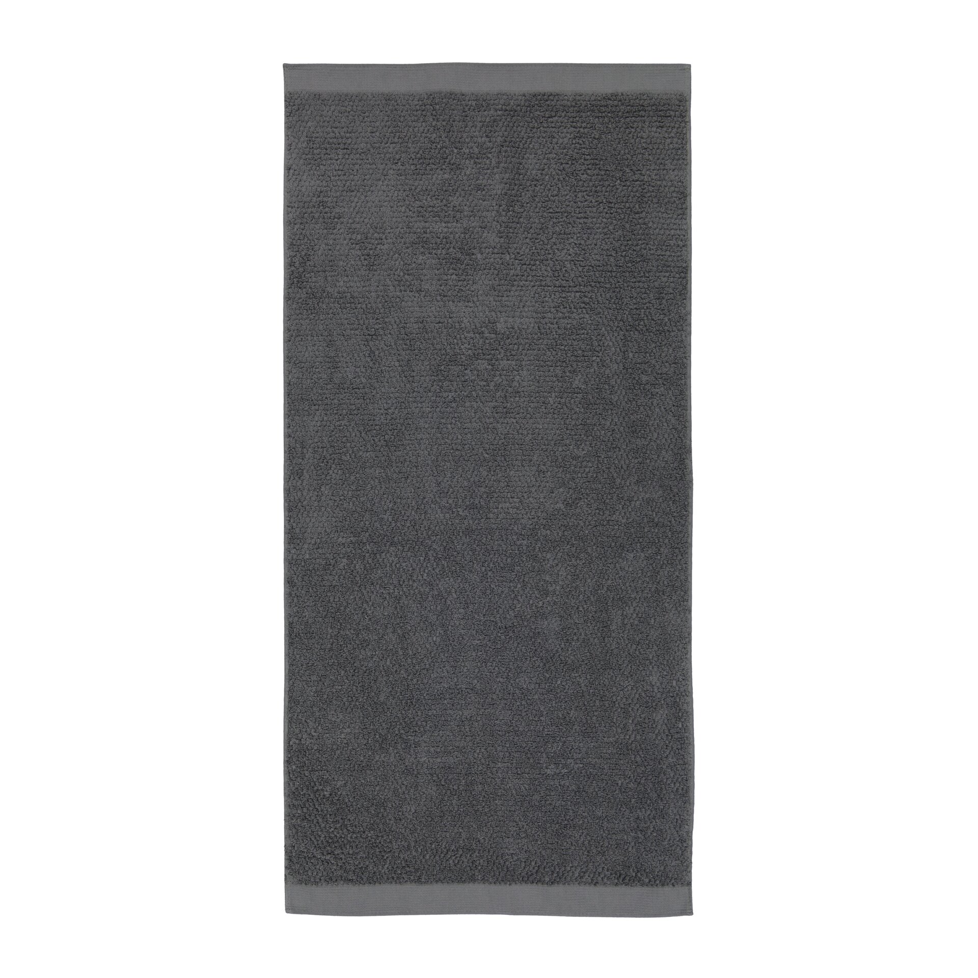 Ibiza Duschtuch 68x150 cm Frottier grau – Luxuriöses FEILER Duschtuch in der Größe 68 × 150 cm aus Frottier mit Original FEILER-Chenille-Bordüre, Made in Germany.