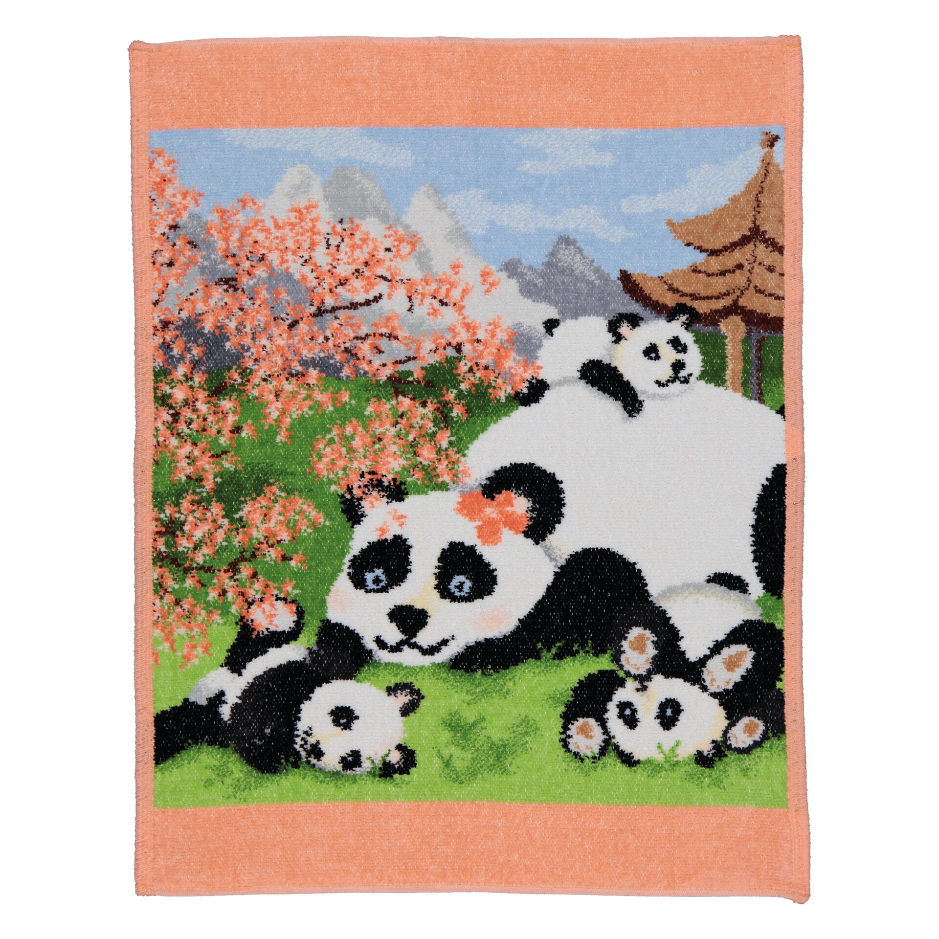 MAMABEAR Chenille Gästehandtuch 37 × 50 cm – Luxuriöses FEILER Handtuch aus Original FEILER-Chenille, Made in Germany.