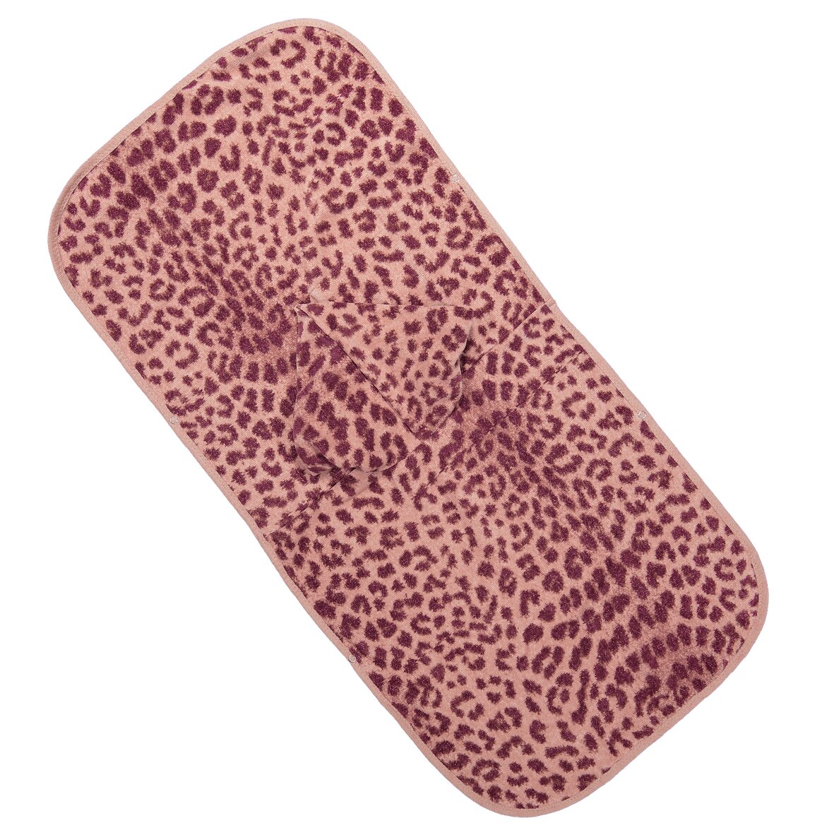 Weicher Leo Print Chenille Baby Poncho – Luxuriöses FEILER Kinder Handtuch der Kollektion WILD LEO aus Original FEILER-Chenille, Made in Germany.