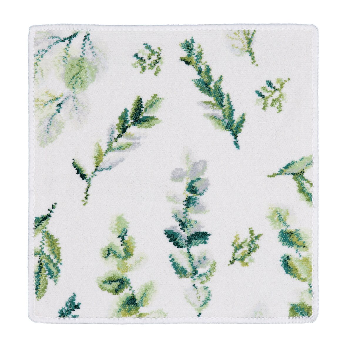 GENTLE Chenille Gesichtstuch 30 × 30 cm Weiß – Luxuriöses FEILER Gesichtstuch aus Original FEILER-Chenille, Made in Germany.
