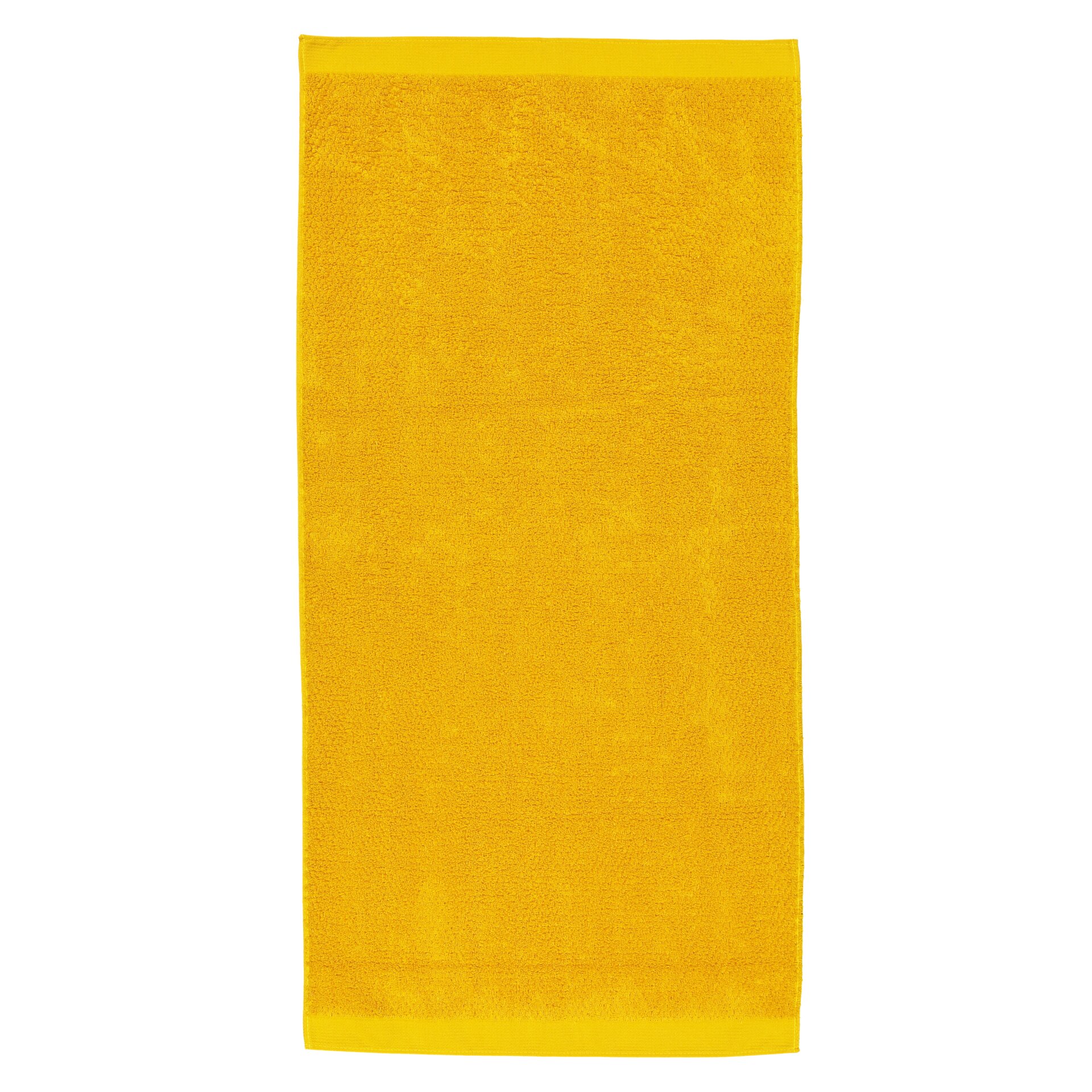 Ibiza Duschtuch 68x150 cm Frottier gelb – Luxuriöses FEILER Duschtuch in der Größe 68 × 150 cm aus Frottier mit Original FEILER-Chenille-Bordüre, Made in Germany.