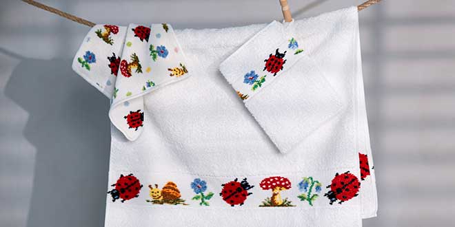 Kategorieheader mit FEILER Baby Badetuch