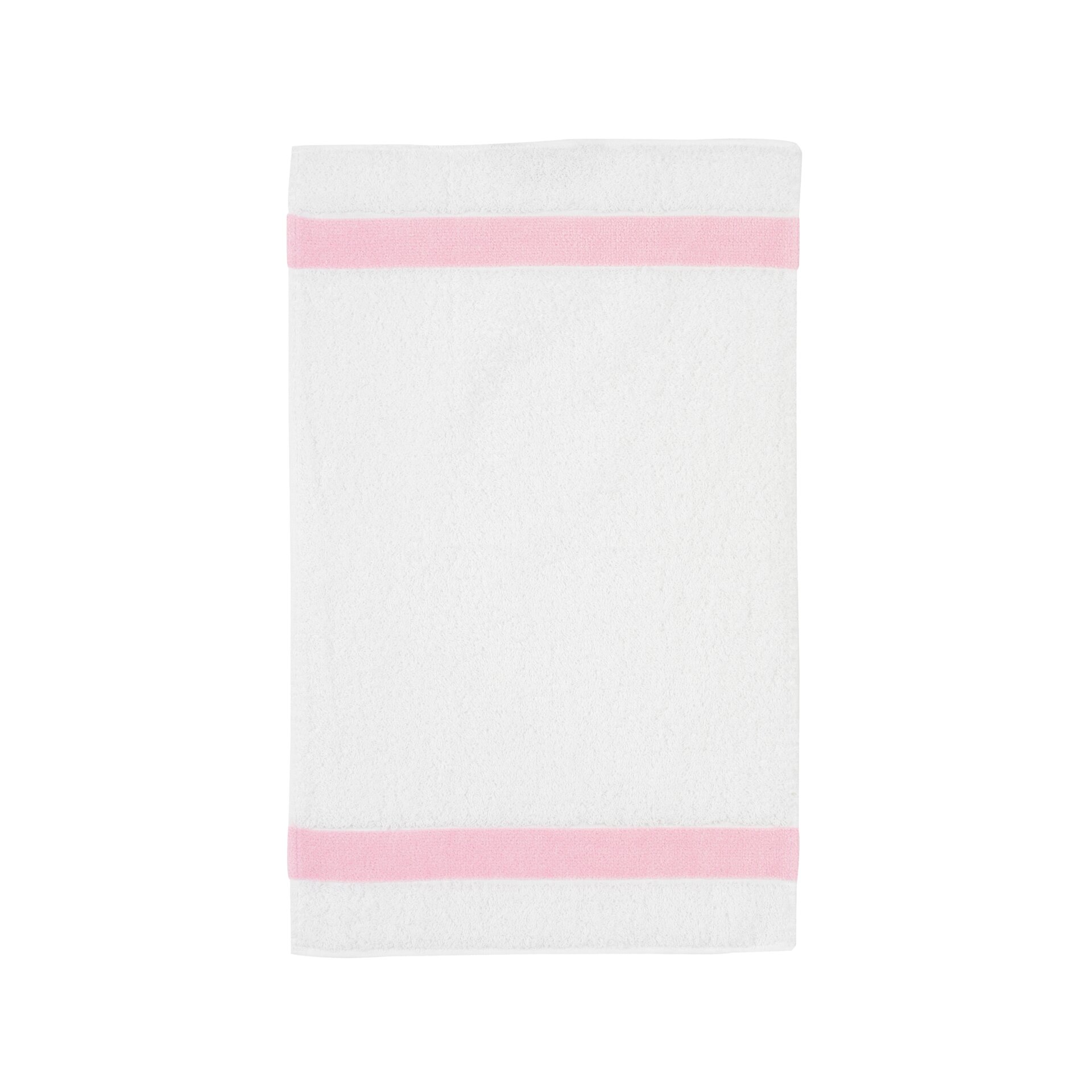 Exclusive FEILER guest towel, Rose, 30 x 50 cm, made from premium terry cotton with an Original FEILER chenille border, Made in Germany.