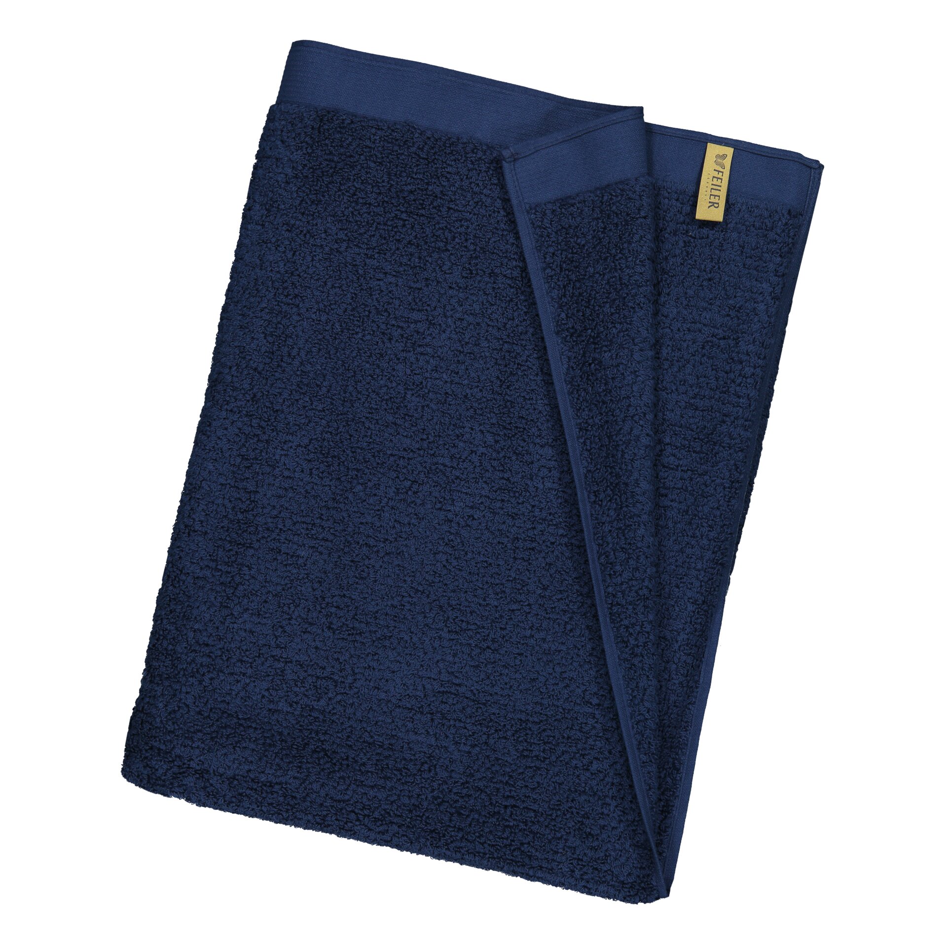IBIZA Frottier Saunatuch 100 × 180 cm ocean – Luxuriöses FEILER Saunatuch aus Frottier mit Original FEILER-Chenille-Bordüre, Made in Germany.