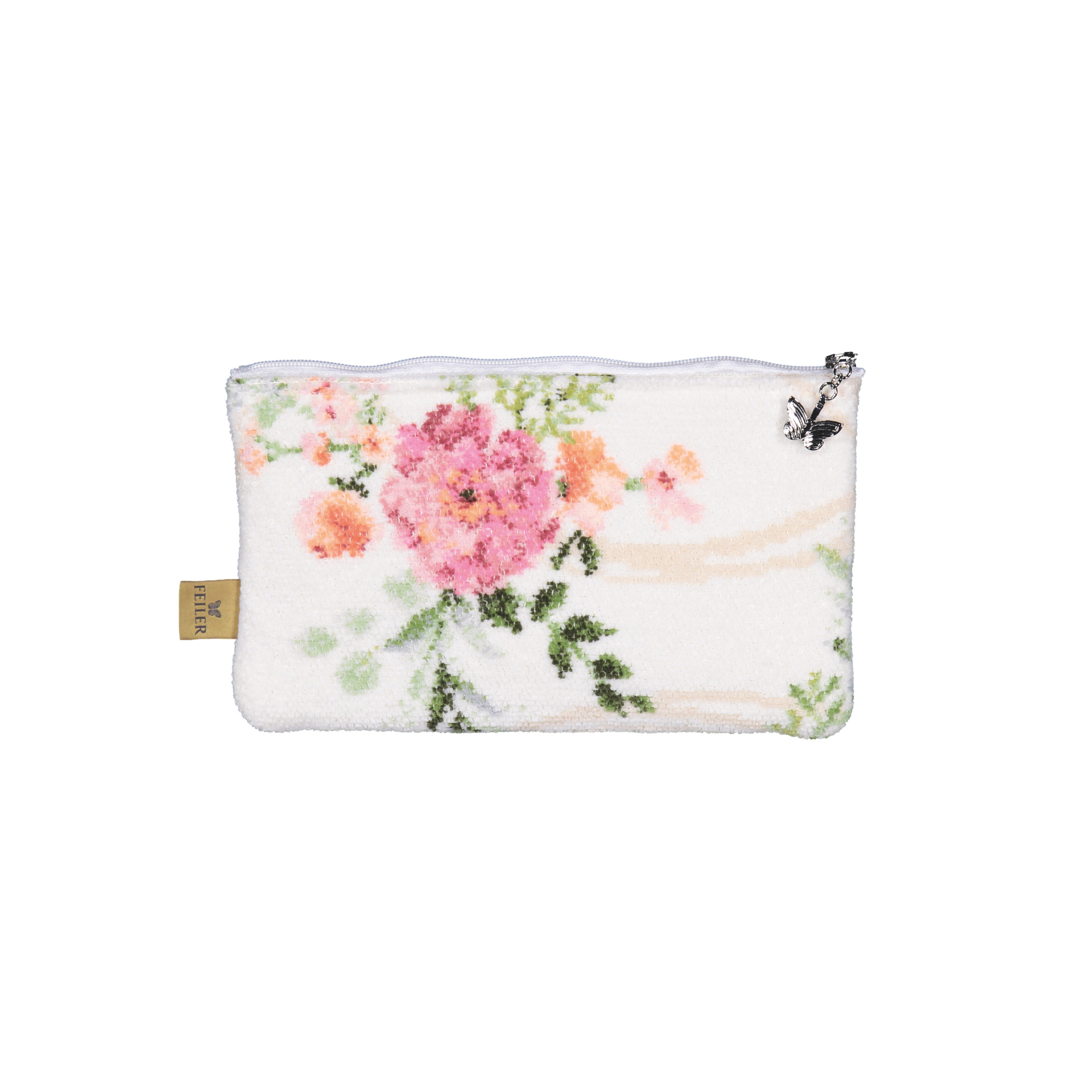 Soft FEILER toiletry bag SWEET, 14 x 5 cm, made from Original FEILER chenille, German craftsmanship.