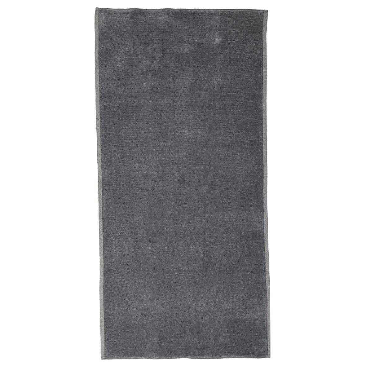 PURE Chenille-Handtuch 50 × 100 Grau – Luxuriöses FEILER Handtuch aus Original FEILER-Chenille, Made in Germany.