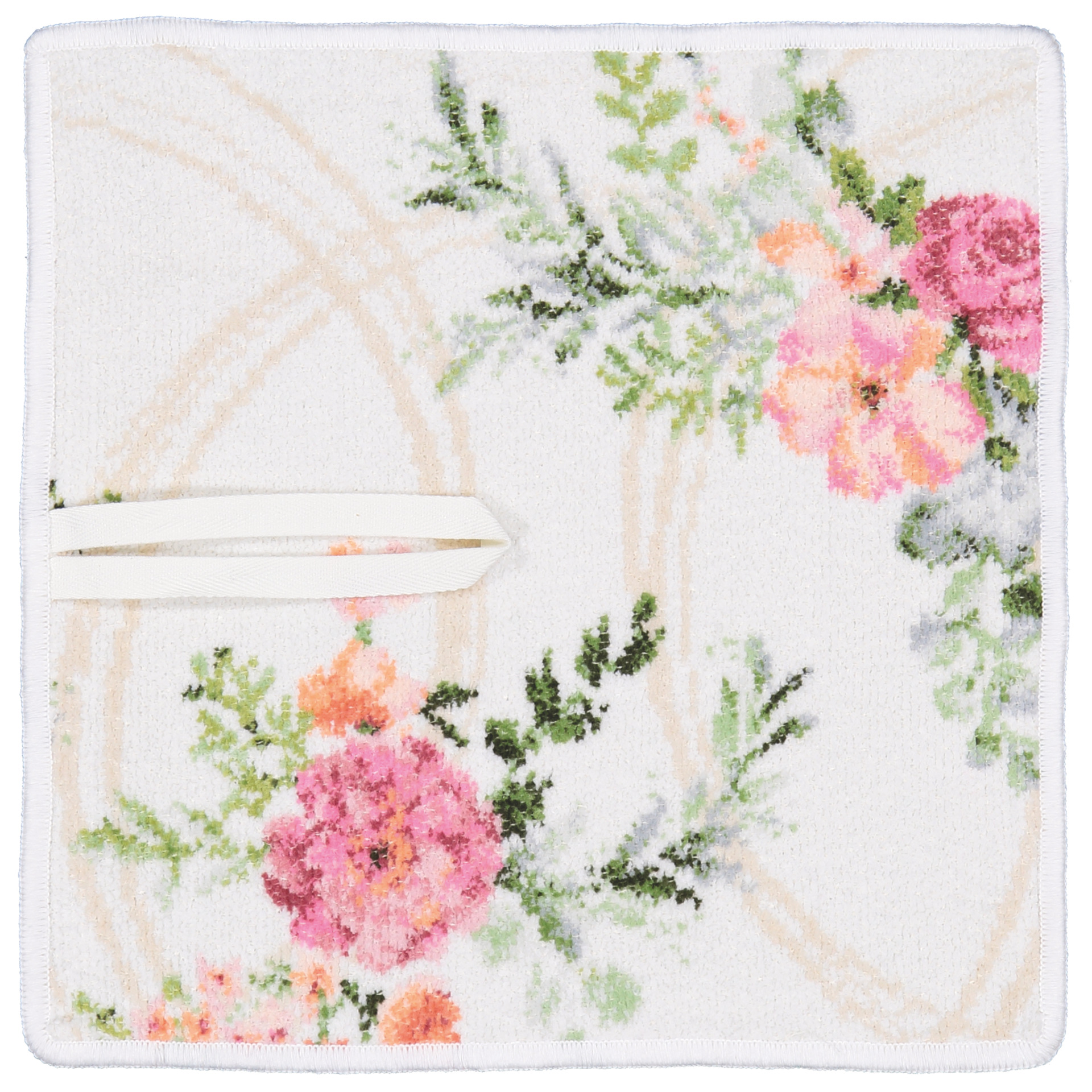 Premium FEILER hand towel SWEET, White, 25 x 25 cm, made from Original FEILER chenille, crafted in Germany.