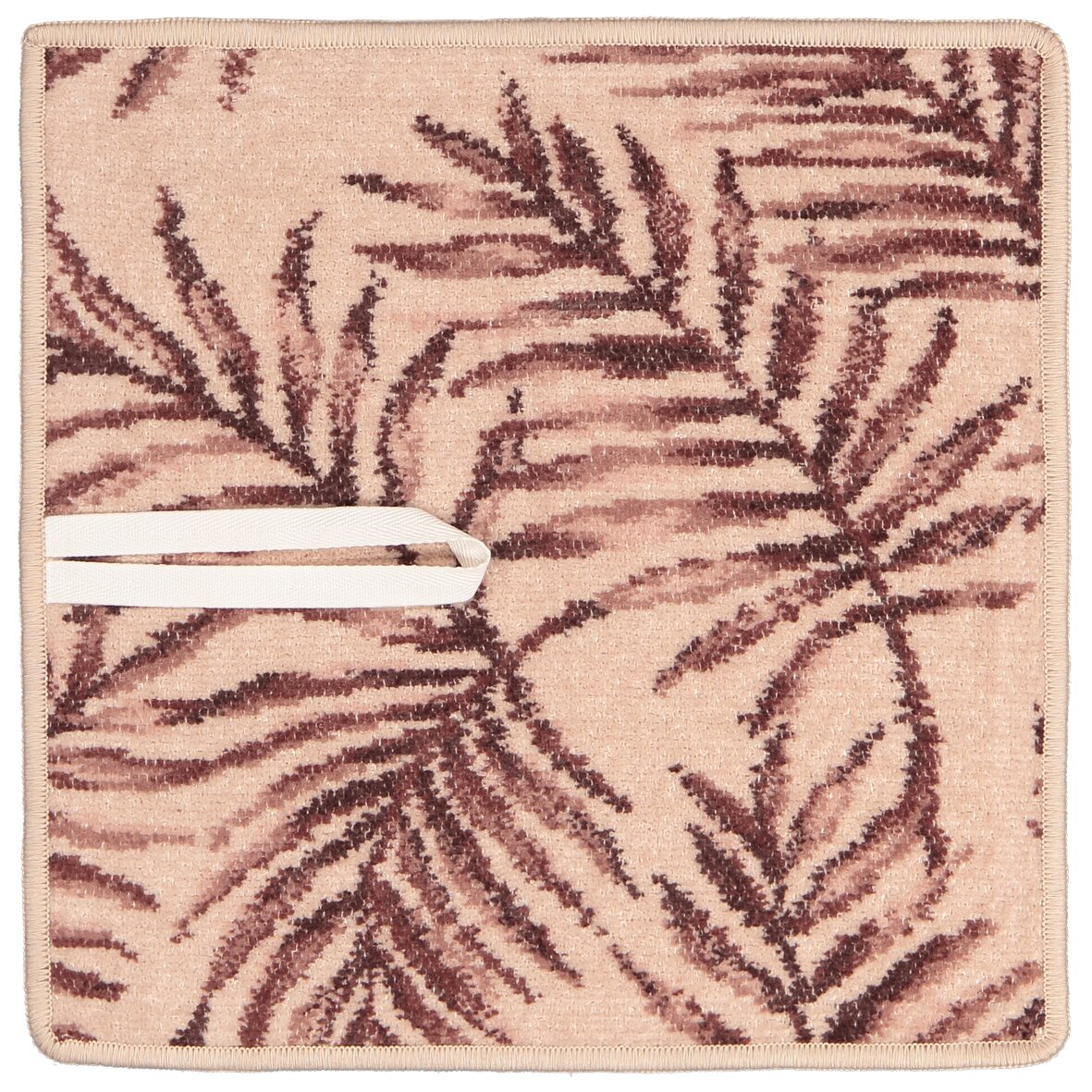 FEILER pacifier towel from the DESERT PALMS collection in pebble, size 25 × 25 cm, made from Original FEILER chenille in Germany.