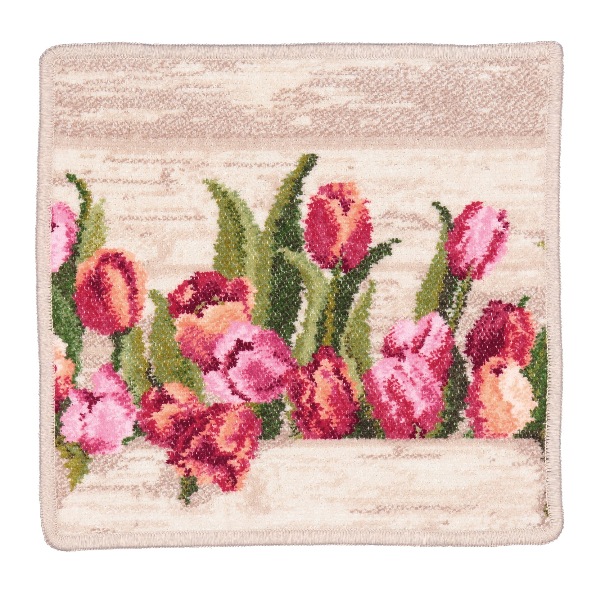 AMSTERDAM Chenille Gesichtstuch 25 × 25 cm Kiesel – Luxuriöses FEILER Gesichtstuch aus Original FEILER-Chenille, Made in Germany.