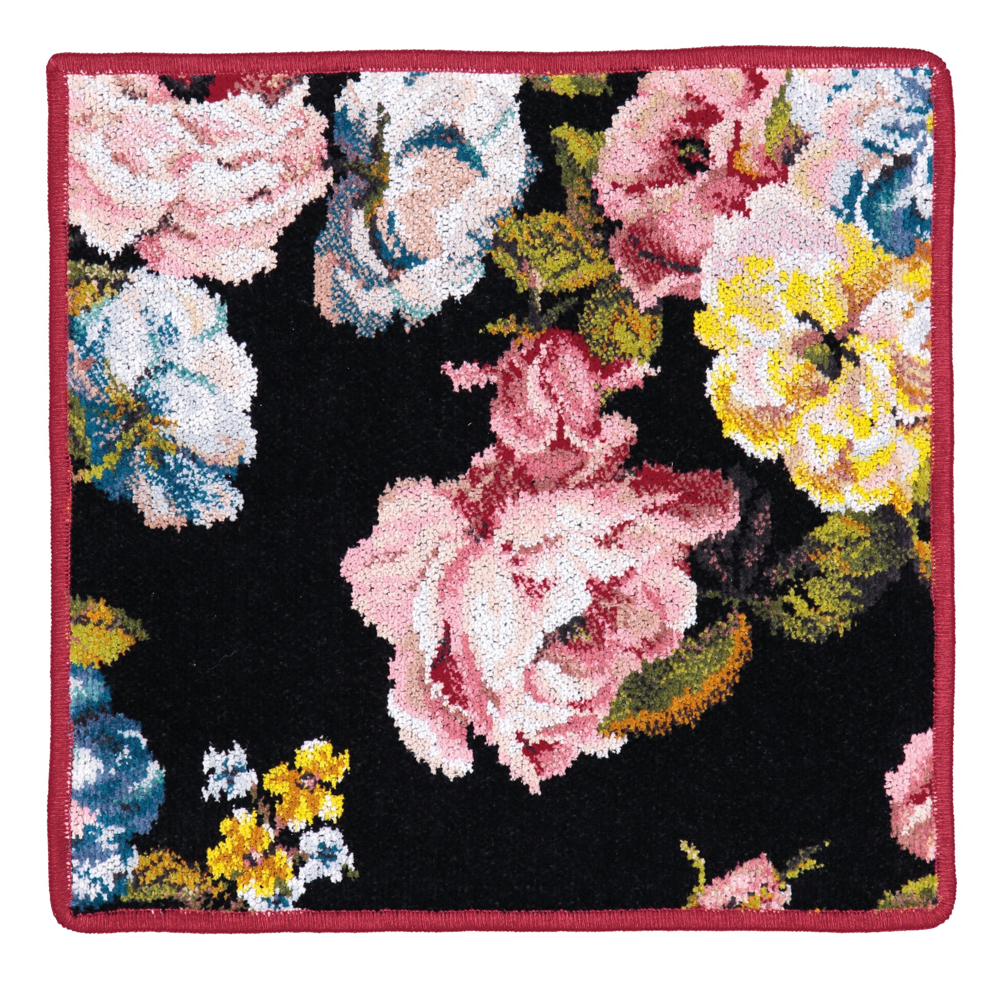 ROSE Chenille Gesichtstuch 30 × 30 cm – Luxuriöses FEILER Gesichtstuch aus Original FEILER-Chenille, Made in Germany.