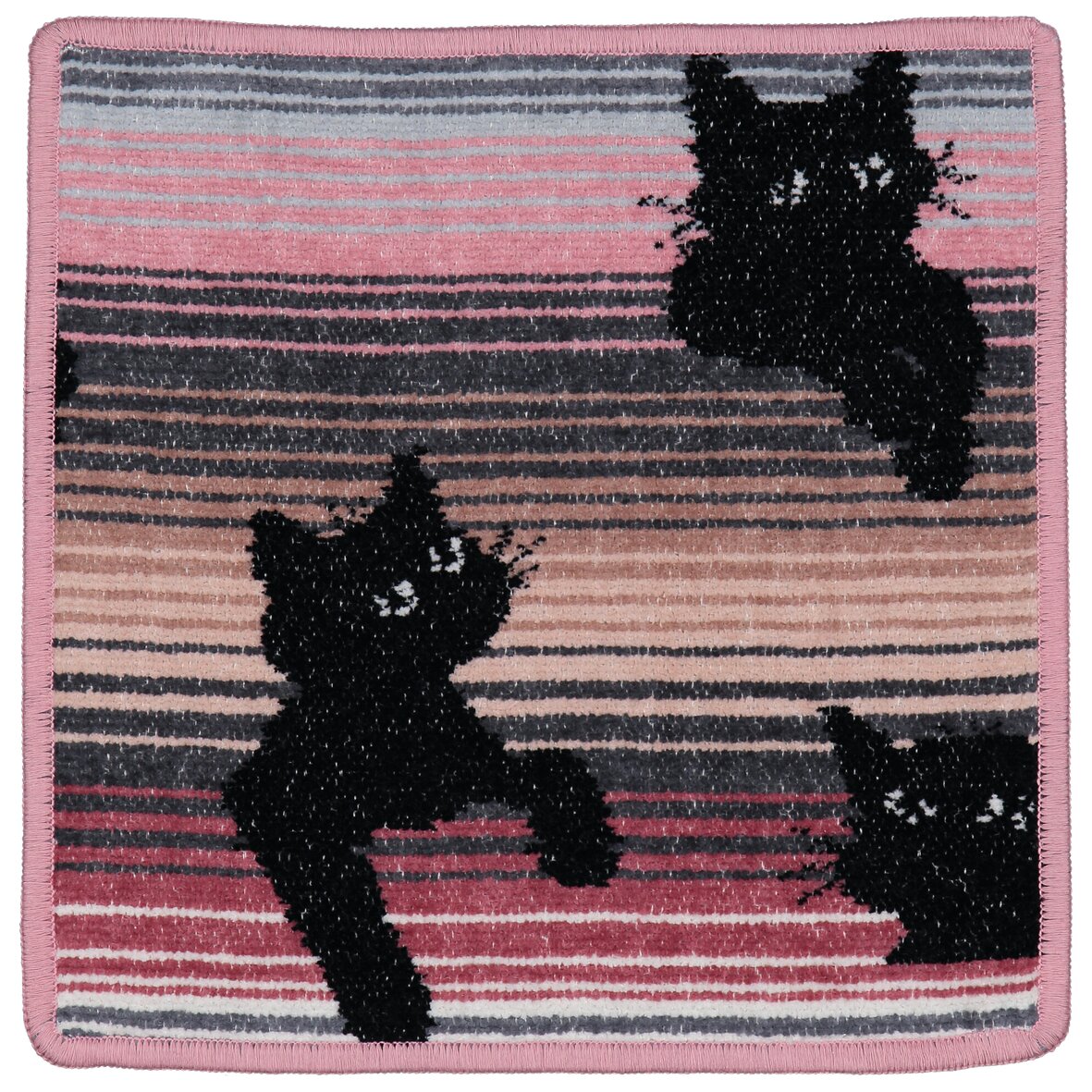 BLACK Chenille Gesichtstuch 25 × 25 cm Altrosa – Luxuriöses FEILER Gesichtstuch aus Original FEILER-Chenille, Made in Germany.